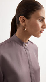 Mango shirt mina in pastel pink - Image 4