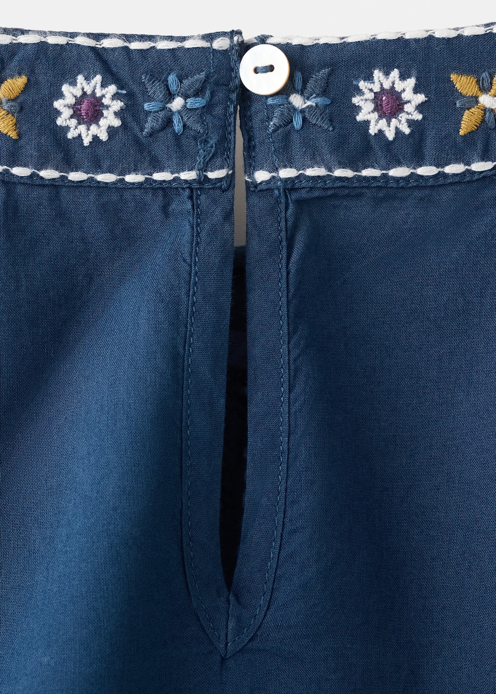 Mango blouse rania in navy - Image 3