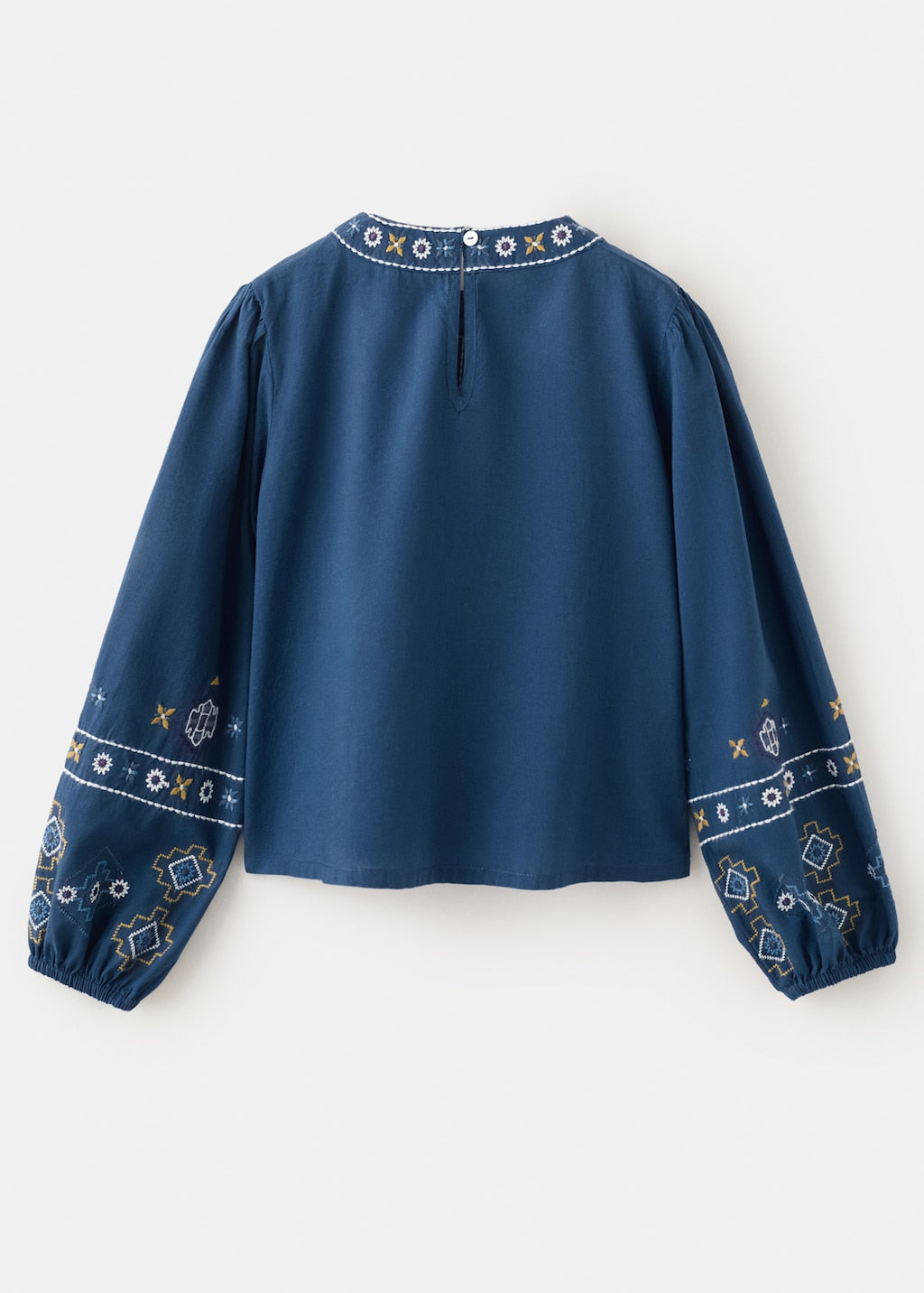 Mango blouse rania in navy - Image 5