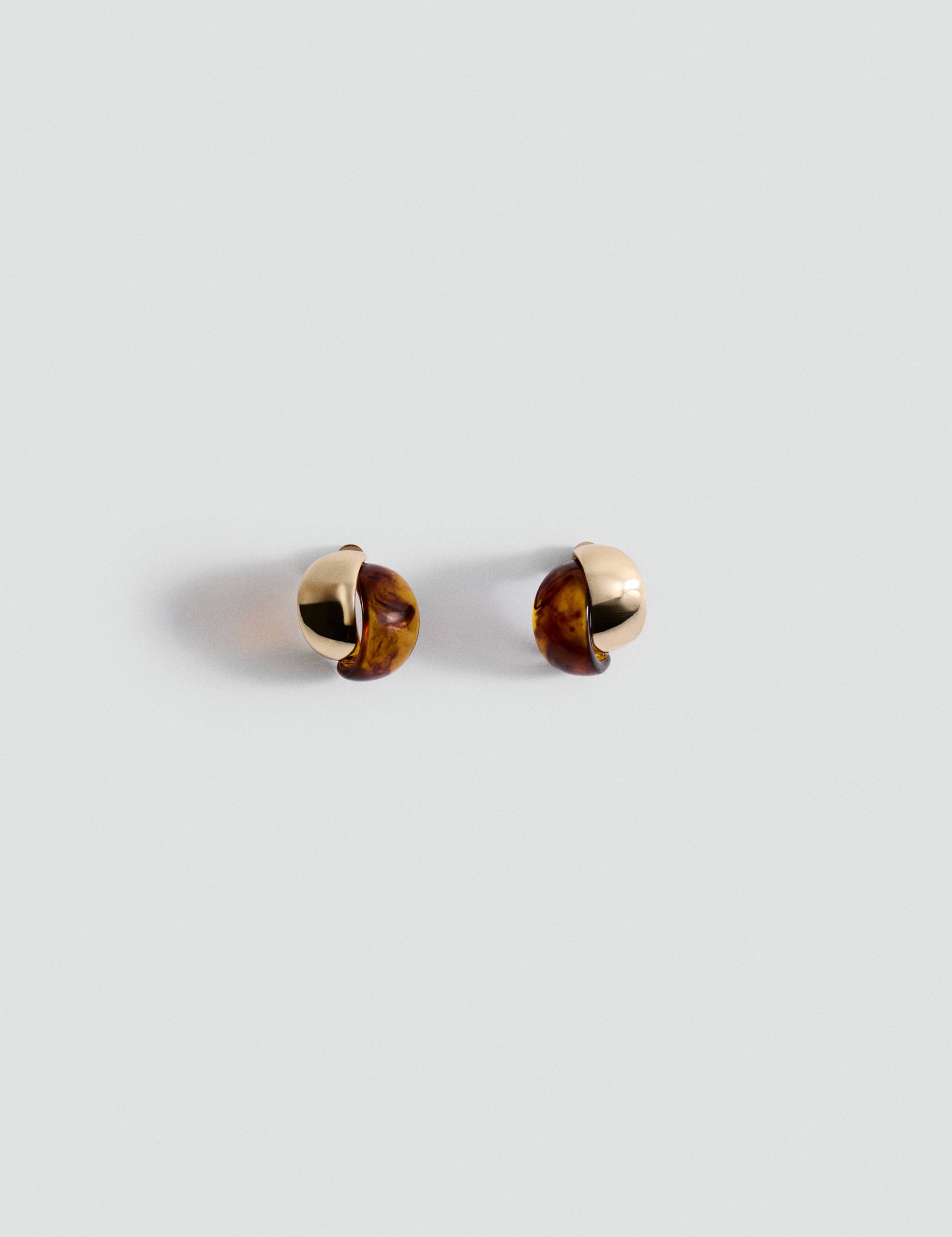 Mango earrings faith in gold-051