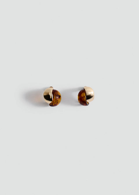 Mango earrings faith in gold