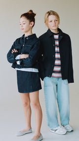 Mango shorts ocean in dark denim - Image 3