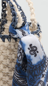 Mango mini bag macrame in sand - Image 4