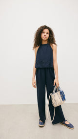 Mango mini bag macrame in sand - Image 5