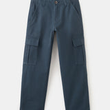 Mango trousers baltico in navy - Image 1