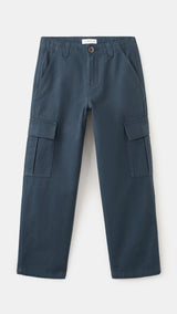 Mango trousers baltico in navy - Image 1