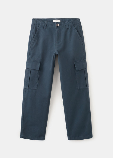 Mango trousers baltico in navy