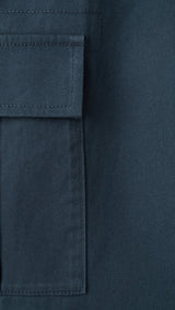 Mango trousers baltico in navy - Image 2