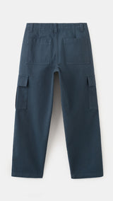 Mango trousers baltico in navy - Image 4