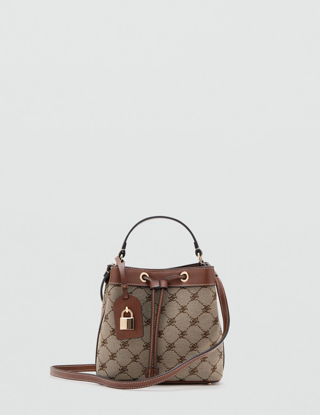 Mango bucket bag denizt in leather - Image 2