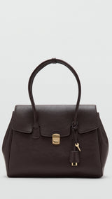 Mango citybag siena in chocolate-051