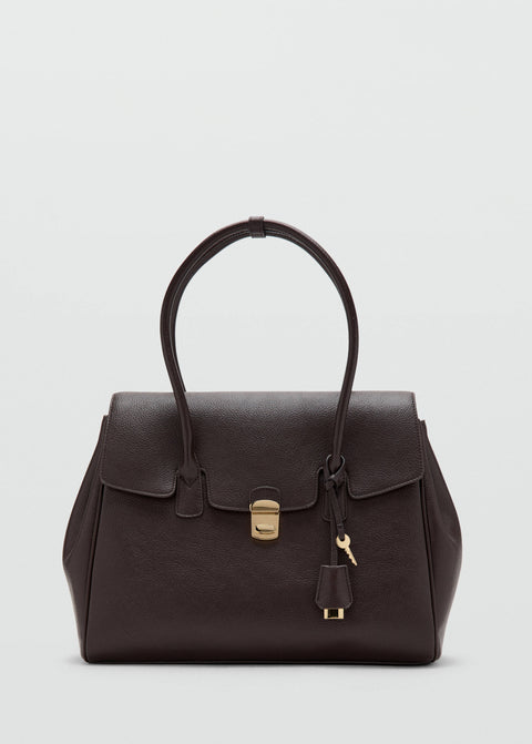 Mango citybag siena in chocolate