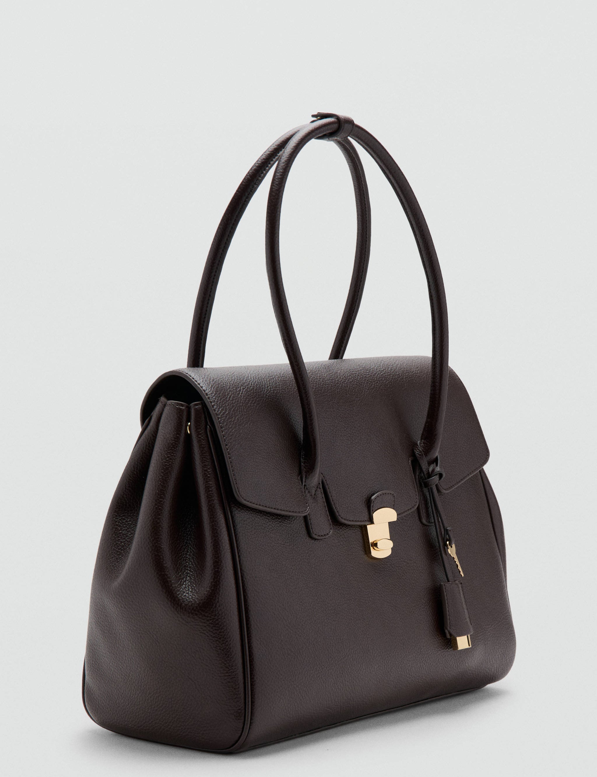 Mango citybag siena in chocolate-052