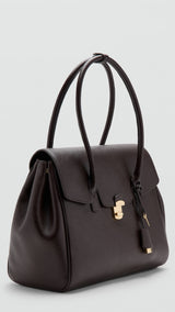 Mango citybag siena in chocolate-052
