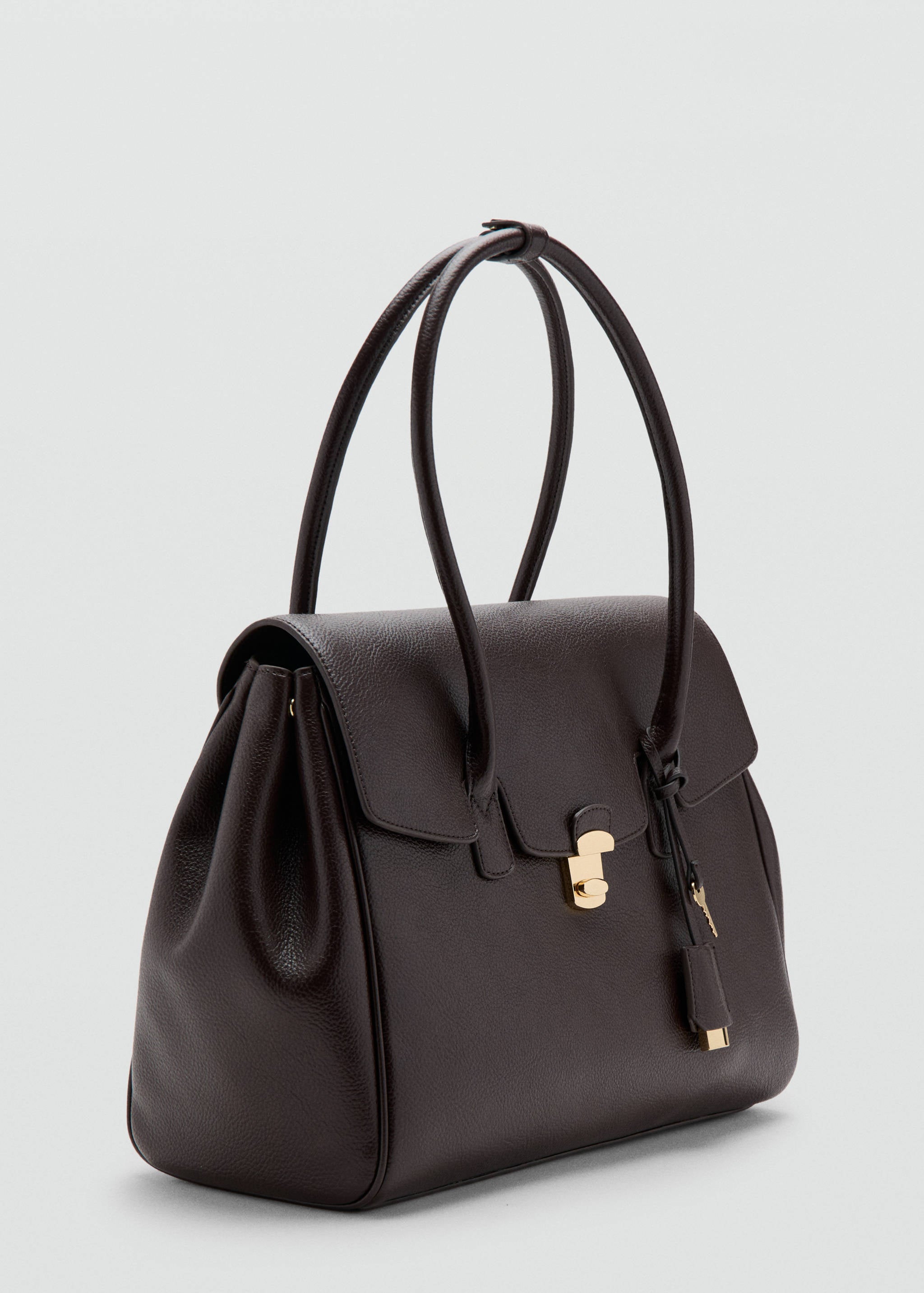 Mango citybag siena in chocolate-052