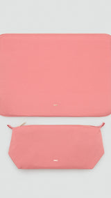 Mango cosmetic bag berry in pink - Image 4