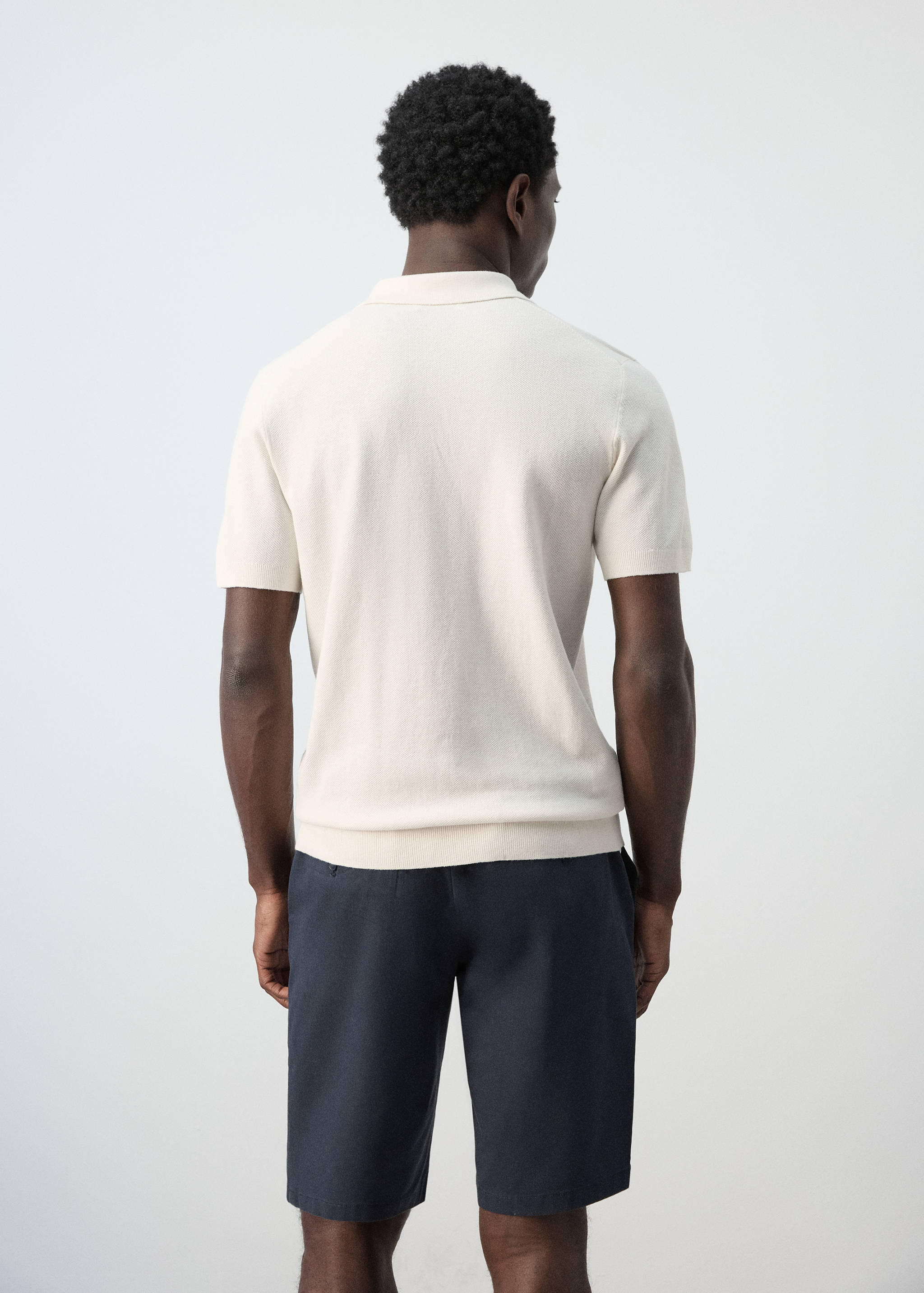 Mango poloshirt andrew in ivory-003