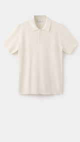 Mango poloshirt andrew in ivory-021