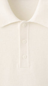 Mango poloshirt andrew in ivory-023