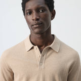 Mango poloshirt andrew in beige-004
