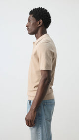 Mango poloshirt andrew in beige-008