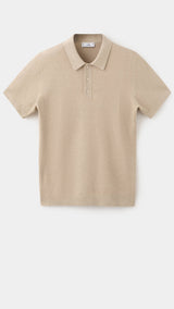 Mango poloshirt andrew in beige-021