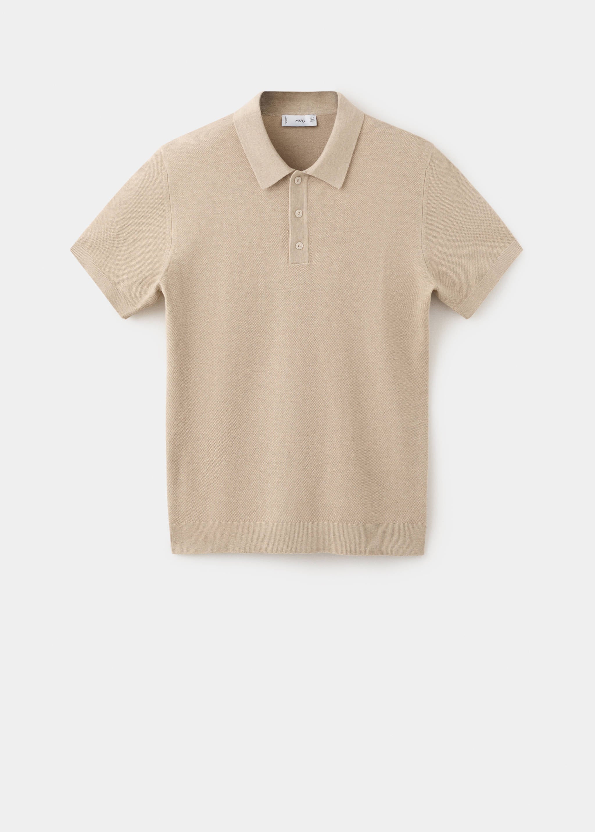 Mango poloshirt andrew in beige-021