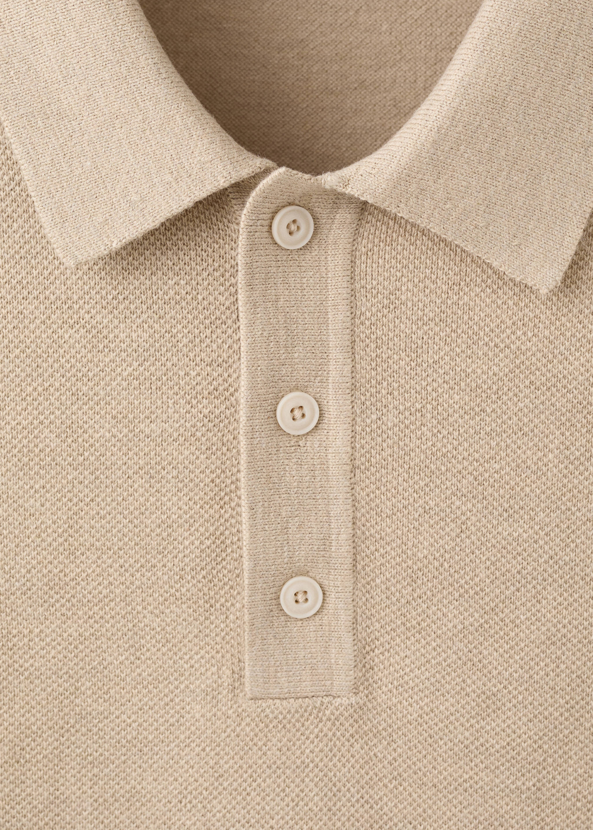 Mango poloshirt andrew in beige-023