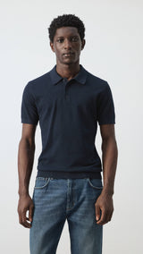 Mango poloshirt andrew in navy-002