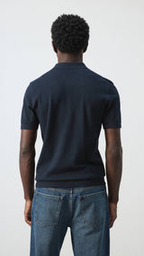 Mango poloshirt andrew in navy-003