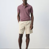 Mango poloshirt andrew in plum-001