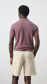 Mango poloshirt andrew in plum-003