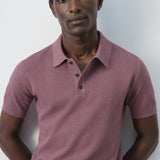 Mango poloshirt andrew in plum-004