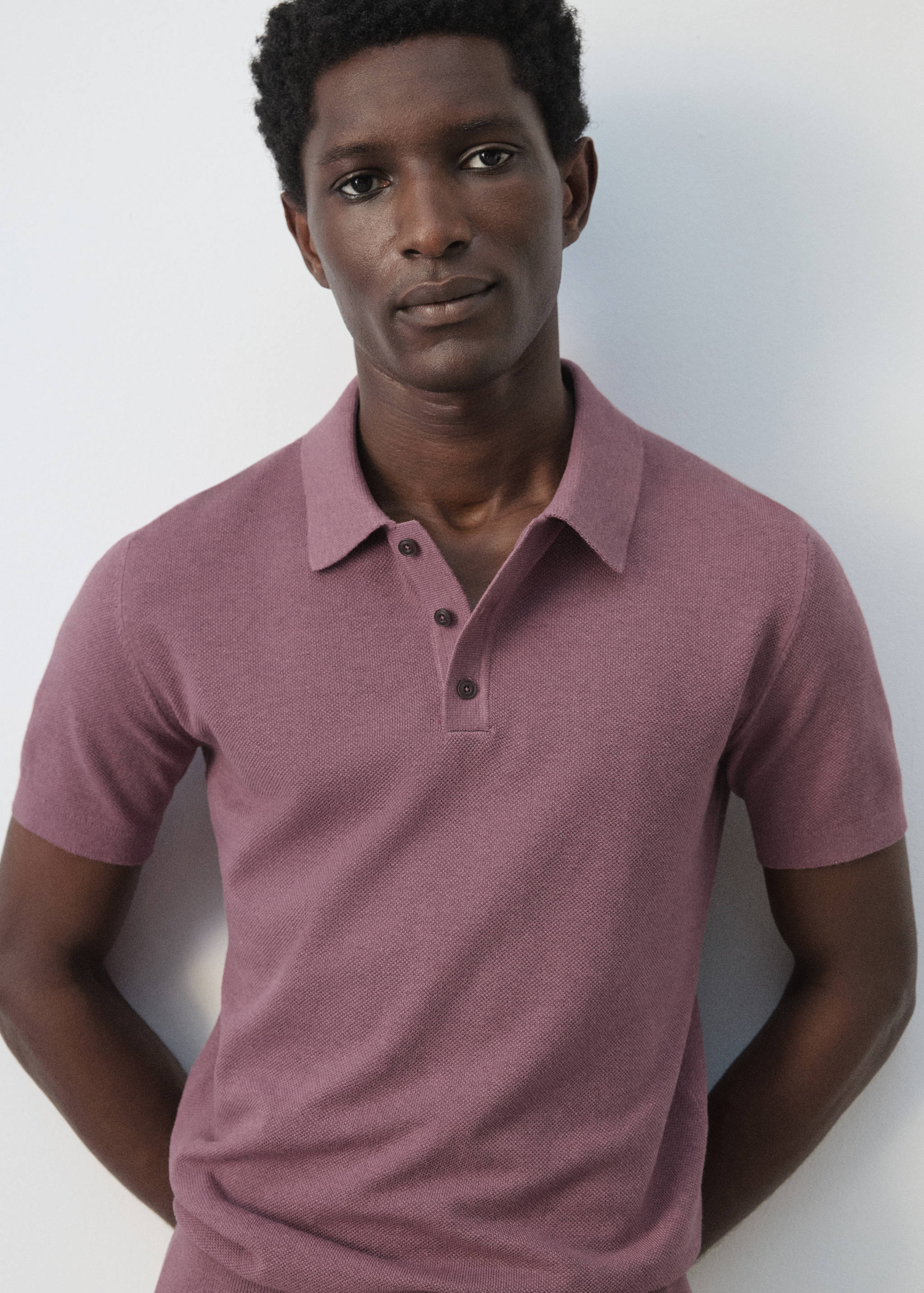 Mango poloshirt andrew in plum-004