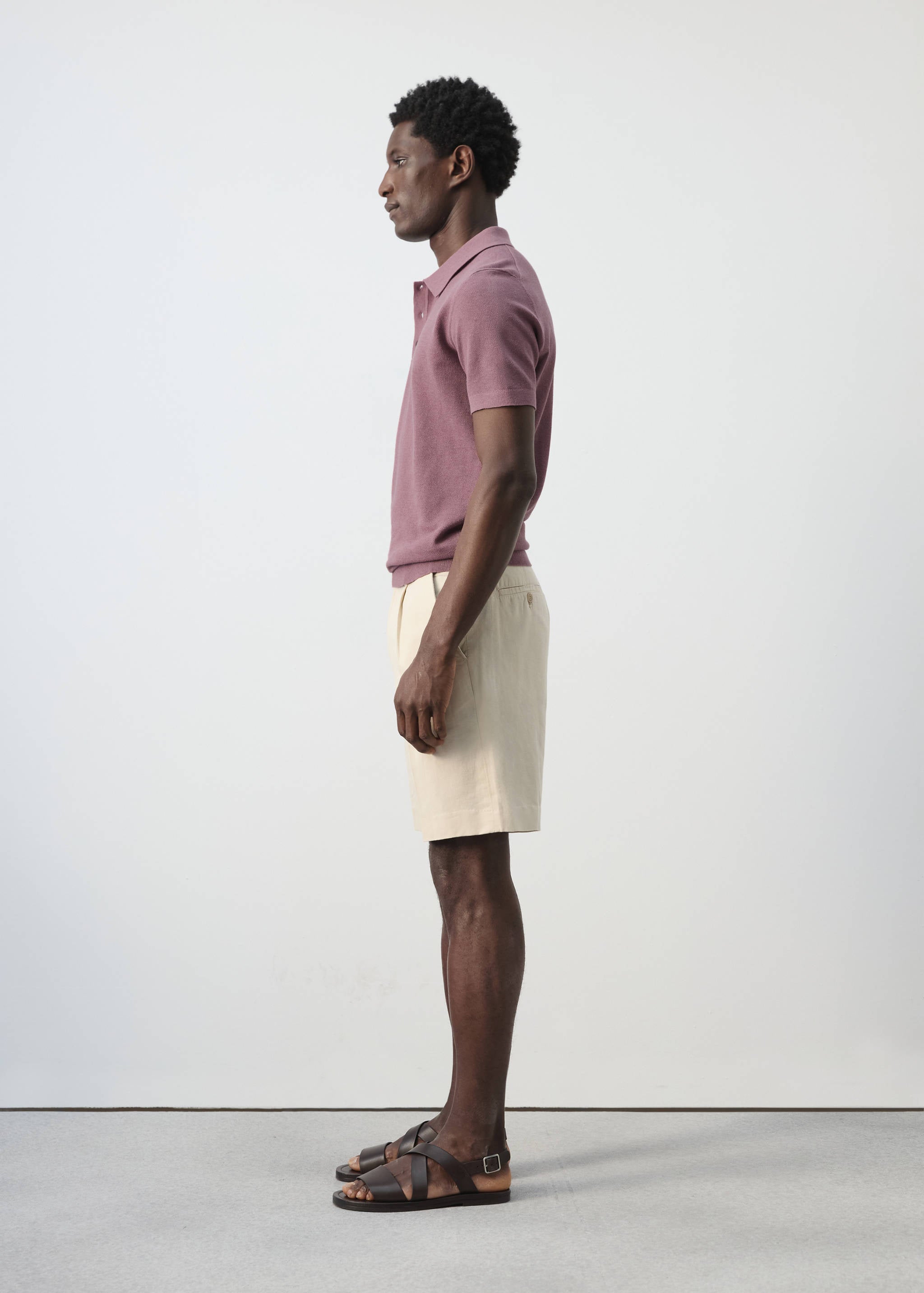 Mango poloshirt andrew in plum-008