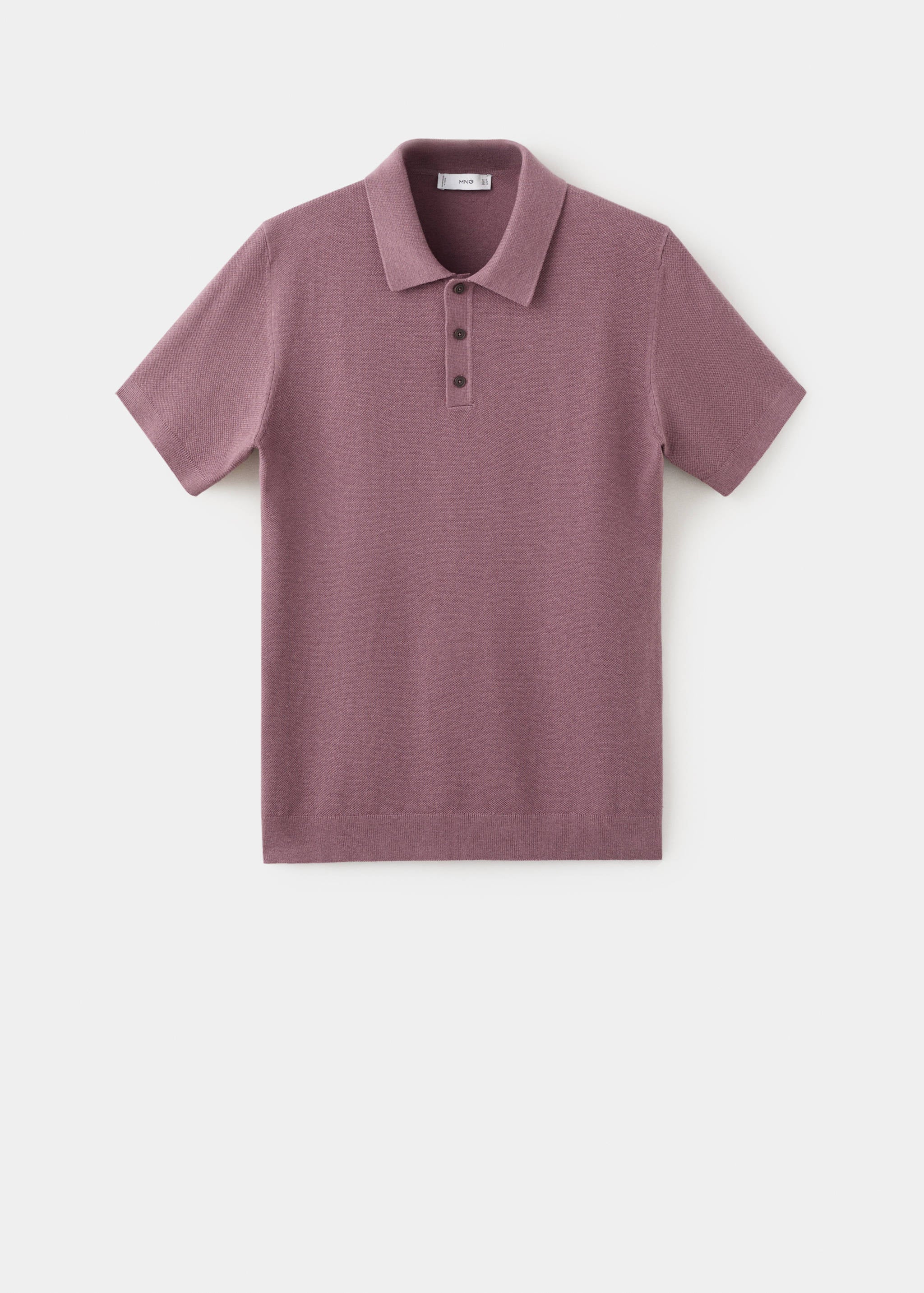 Mango poloshirt andrew in plum-021