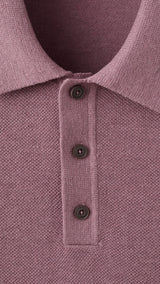 Mango poloshirt andrew in plum-023