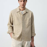 Mango jacket salar in beige-002
