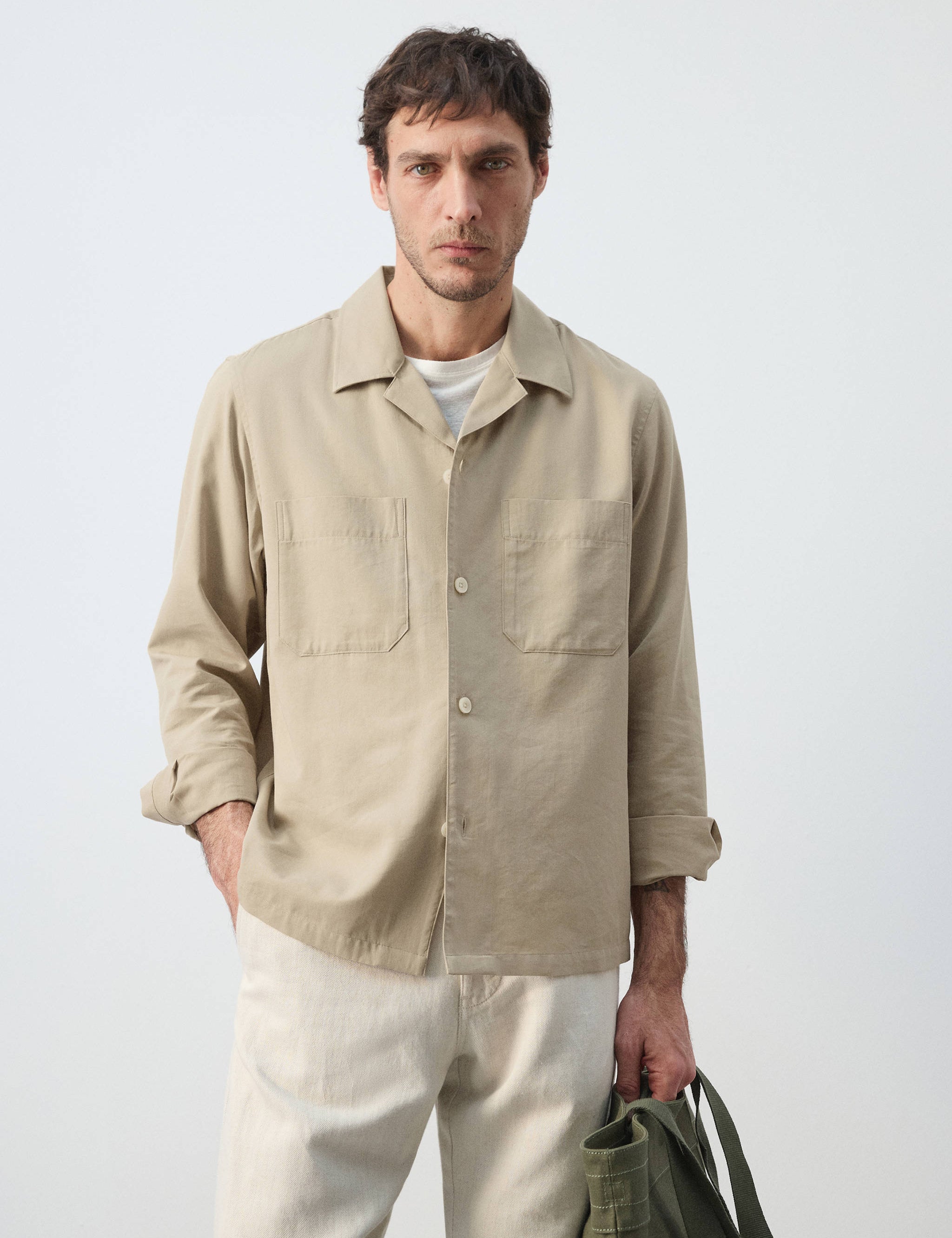 Mango jacket salar in beige-002