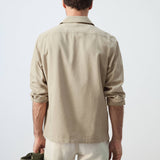 Mango jacket salar in beige-003