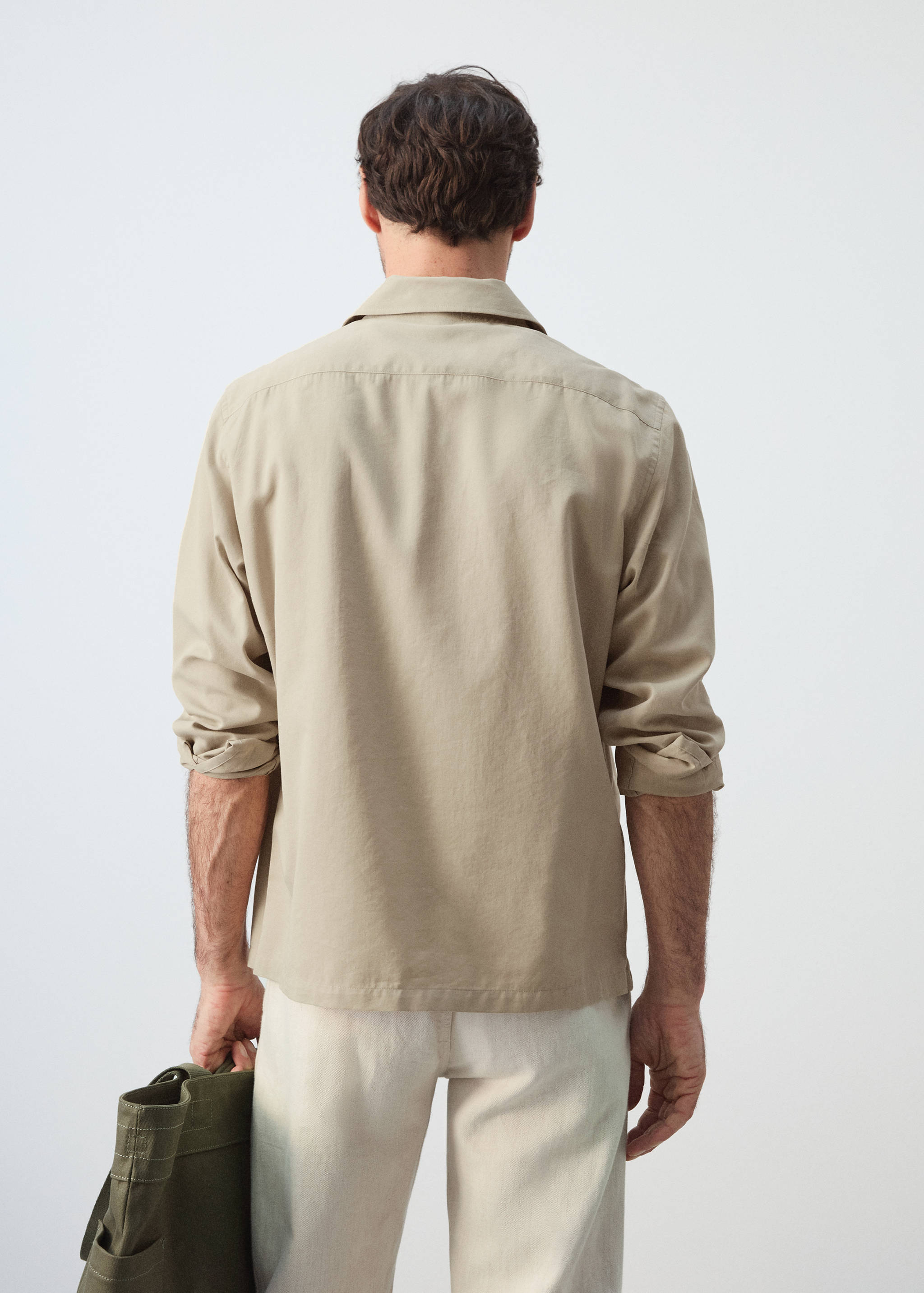 Mango jacket salar in beige-003