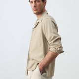 Mango jacket salar in beige-008