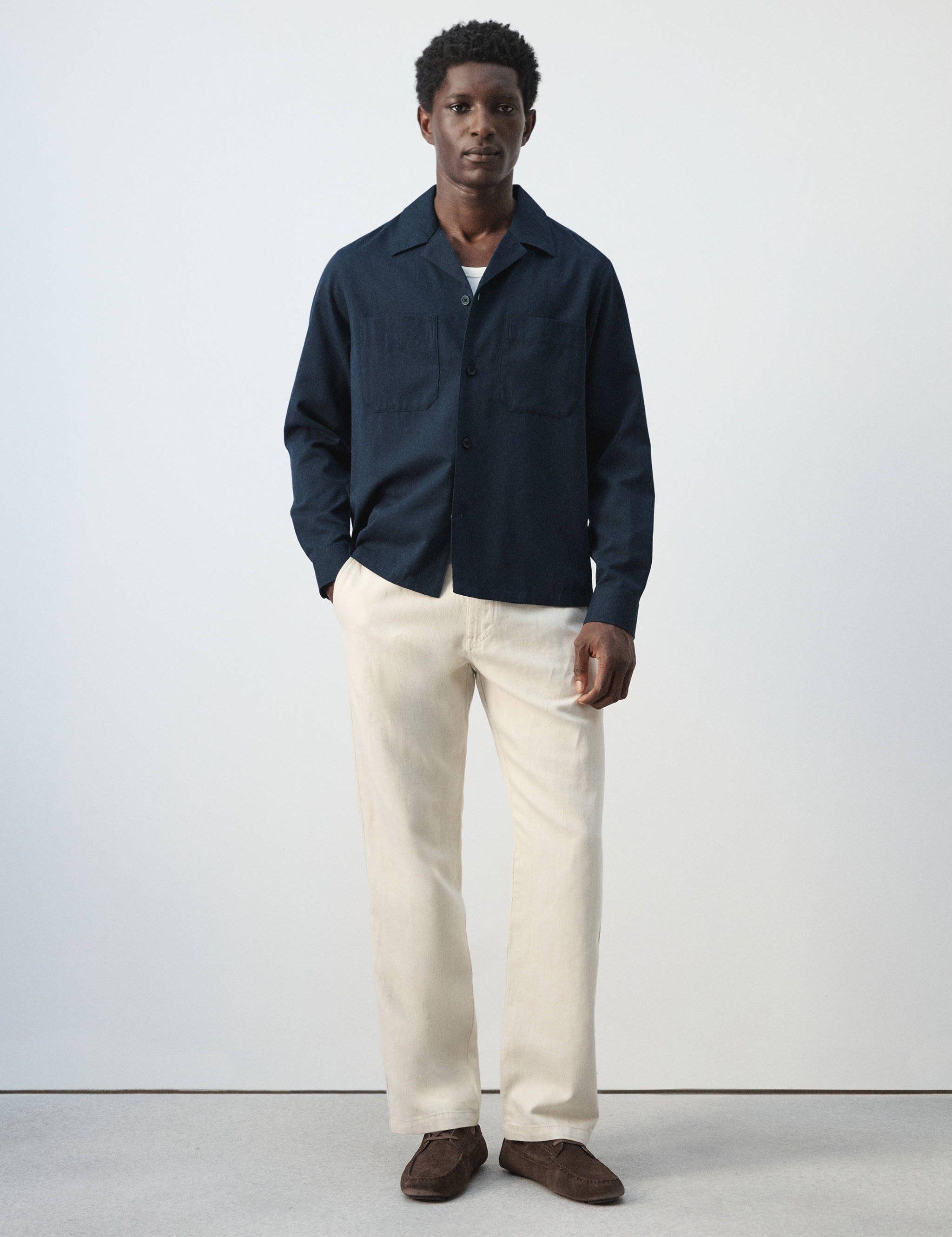 Mango jacket salar in navy-001