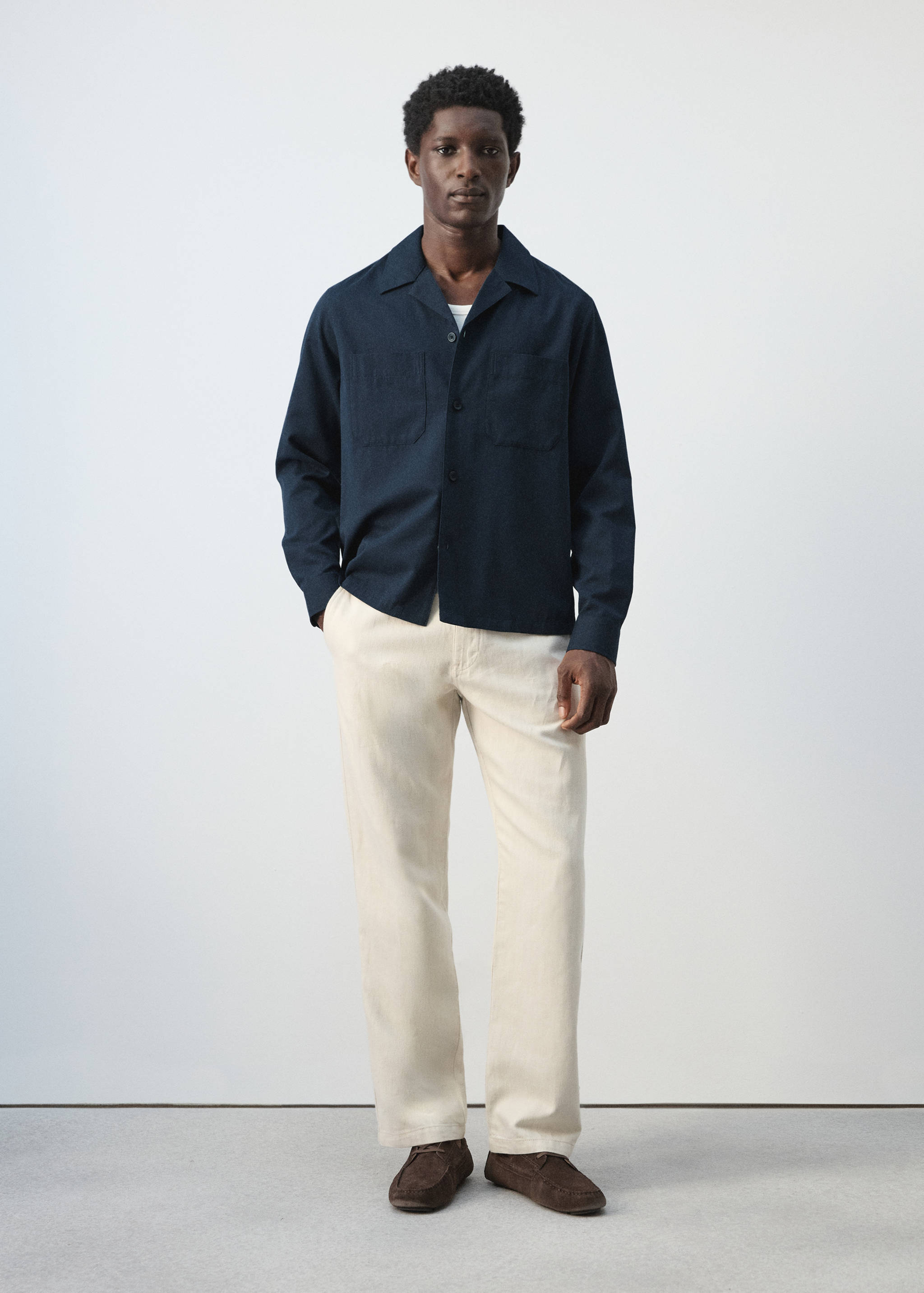 Mango jacket salar in navy-001