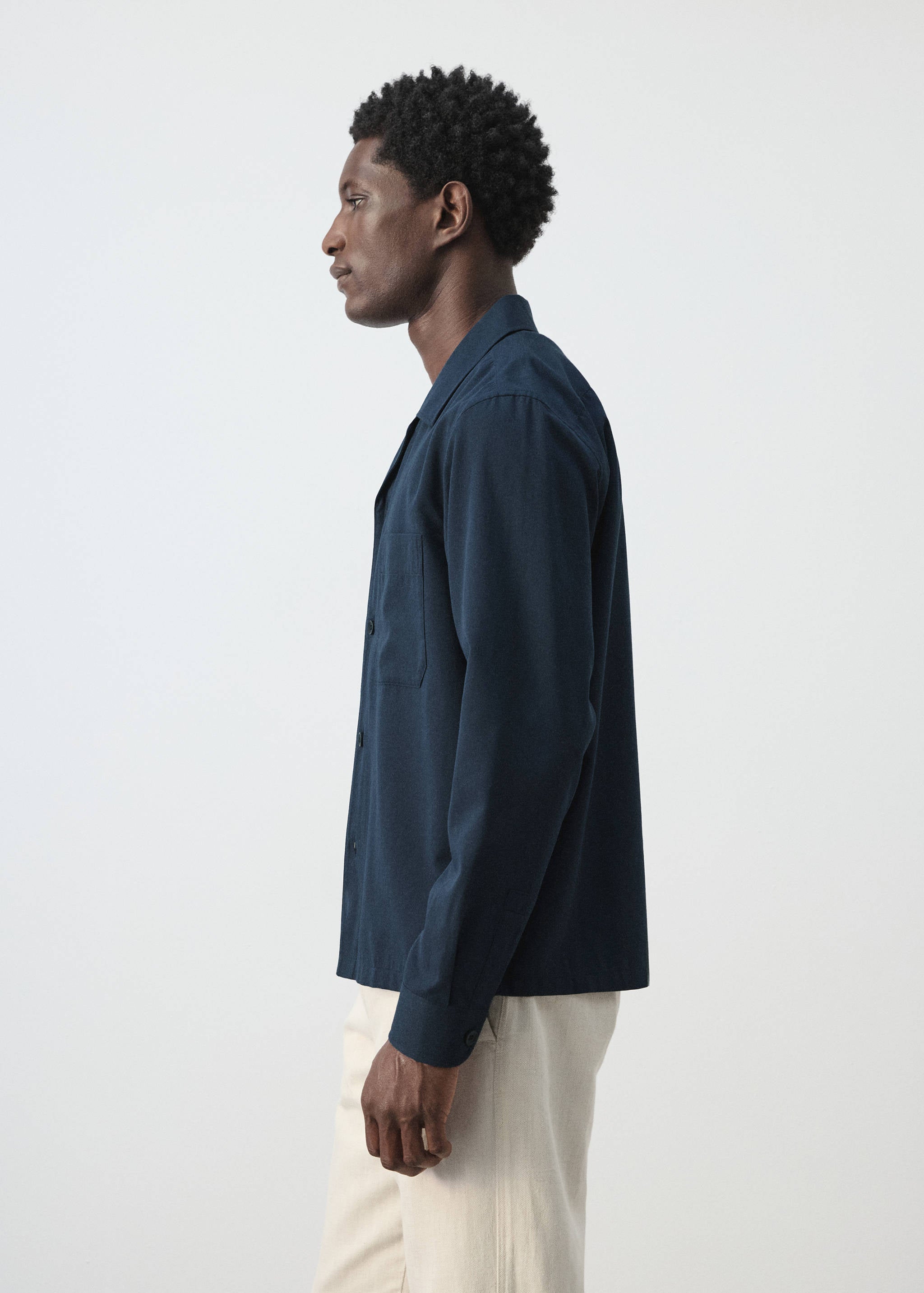 Mango jacket salar in navy-008