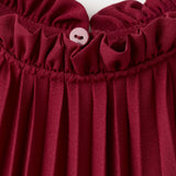 Mango dress bow in cherry