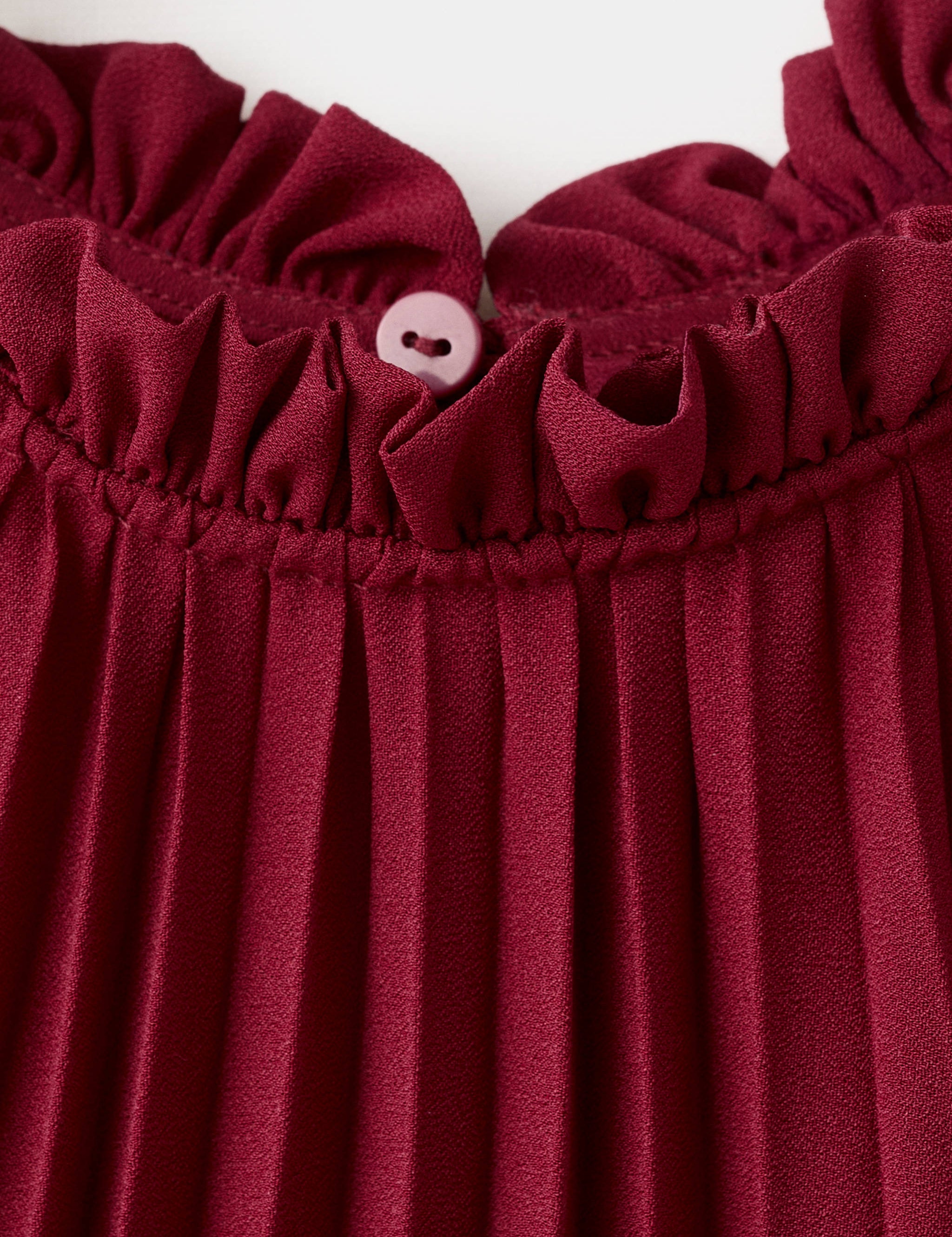 Mango dress bow in cherry
