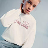 Mango sweatshirt hkcall in off white - Image 1