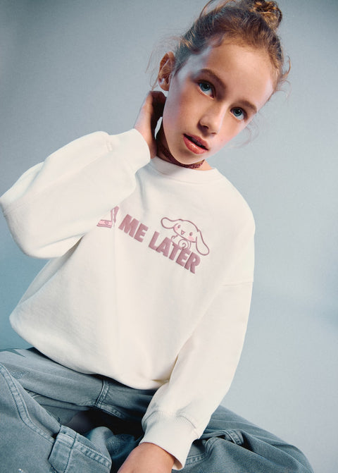 Mango sweatshirt hkcall in off white