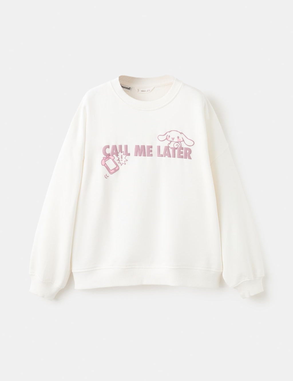Mango sweatshirt hkcall in off white - Image 2